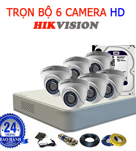 Trọn bộ camera Hikvison 6K