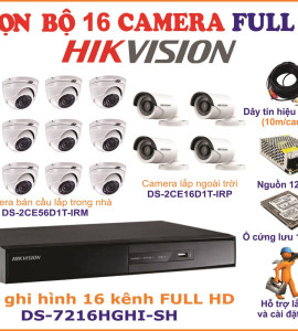 Trọn bộ camera Hikvison 16K